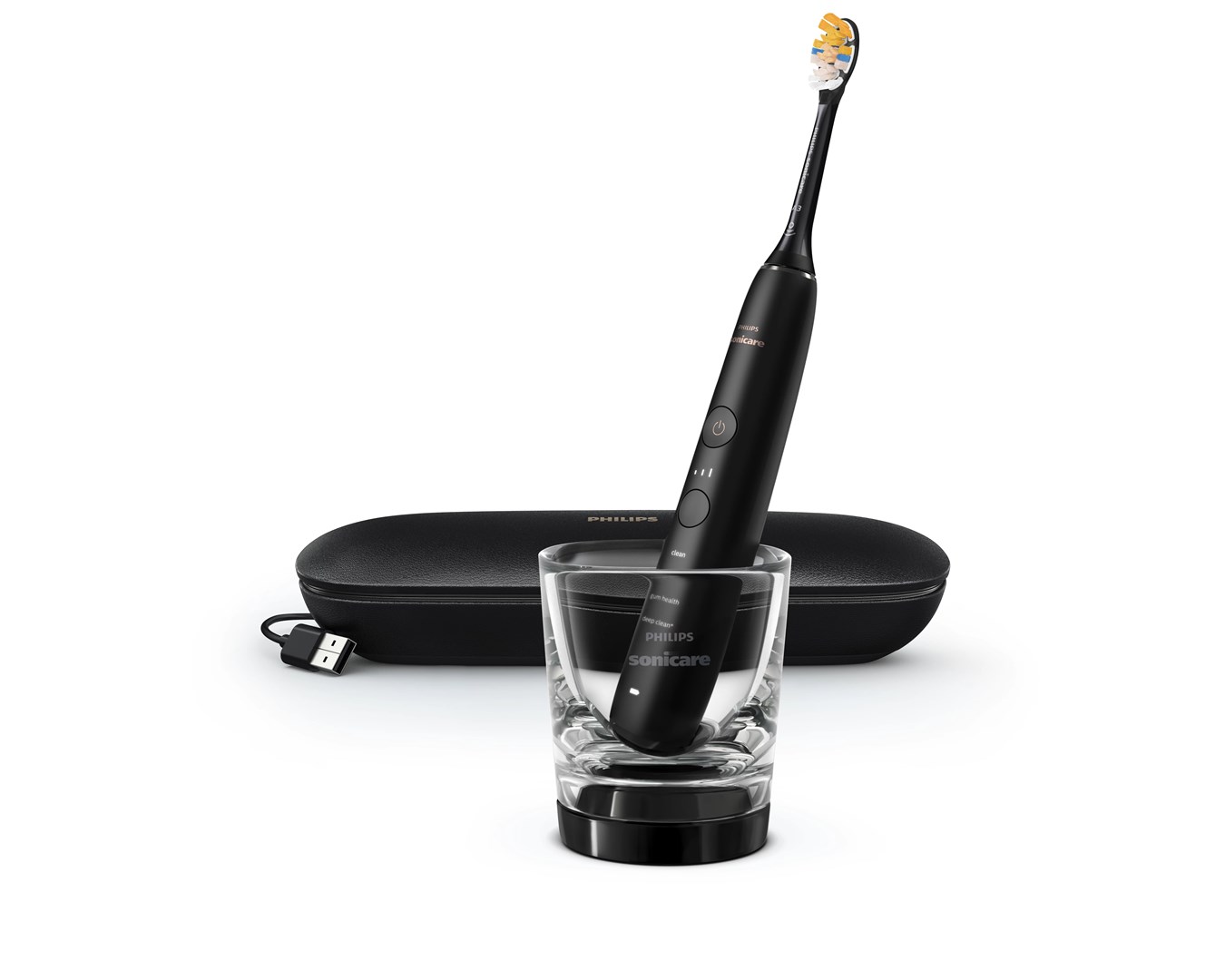 Električna zubna četkica PHILIPS Sonicare DiamondClean Smart 9000 HX9911/17, crna boja-3