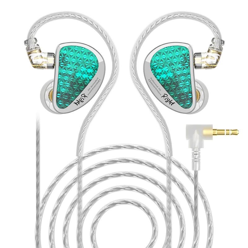 Slušalice KZ AS16 PRO (3.5 mm, bez mikrofona, Cyan)-0