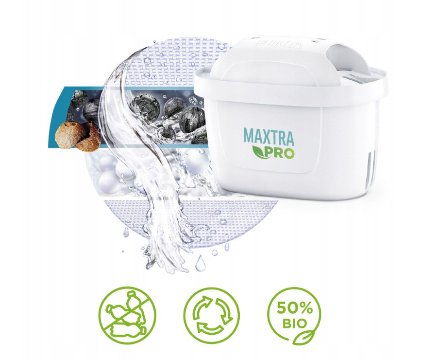 Vrč za filtriranje vode BRITA Style XL (3.6L) s 3 MAXTRA PRO filtera, pješčana boja-6