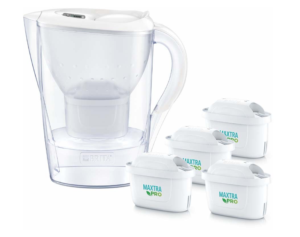 Vrč za filtriranje vode BRITA Marella (uključena 4 MAXTRA PRO filtera)-1