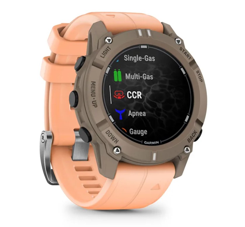 Pametni sat GARMIN Descent G2 45mm Paloma/Shell Pink (roza), 010-02986-01-3
