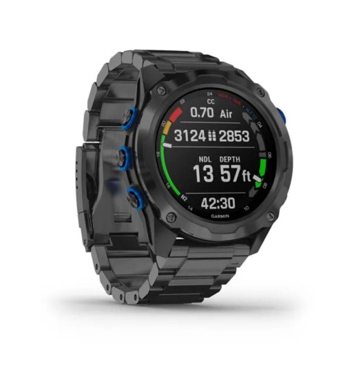 Pametni sat GARMIN Descent Mk2i Sapphire Titanium T1 Bundle, 010-02132-12-1