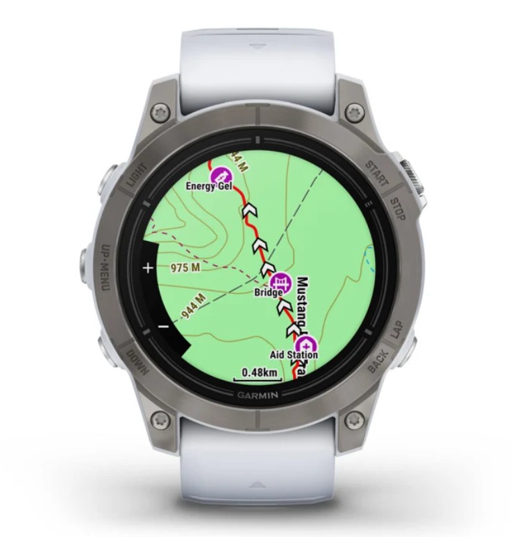 Pametni sat GARMIN Epix Pro (Gen 2) Sapphire 47mm Titanium Whitestone (bijela), 010-02803-21-3