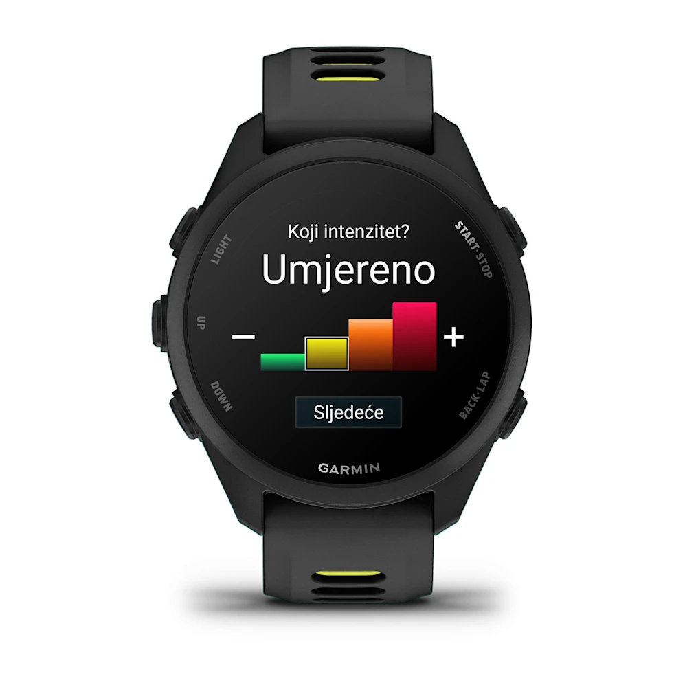 Pametni sat GARMIN Forerunner 170 Black Amp Yellow (crna) 43mm, 010-03920-00-2