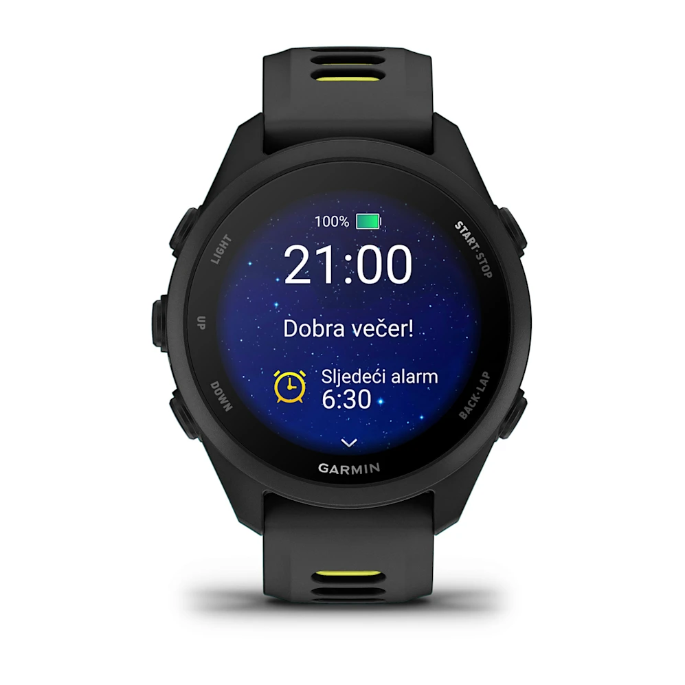 Pametni sat GARMIN Forerunner 170 Black Amp Yellow (crna) 43mm, 010-03920-00-6