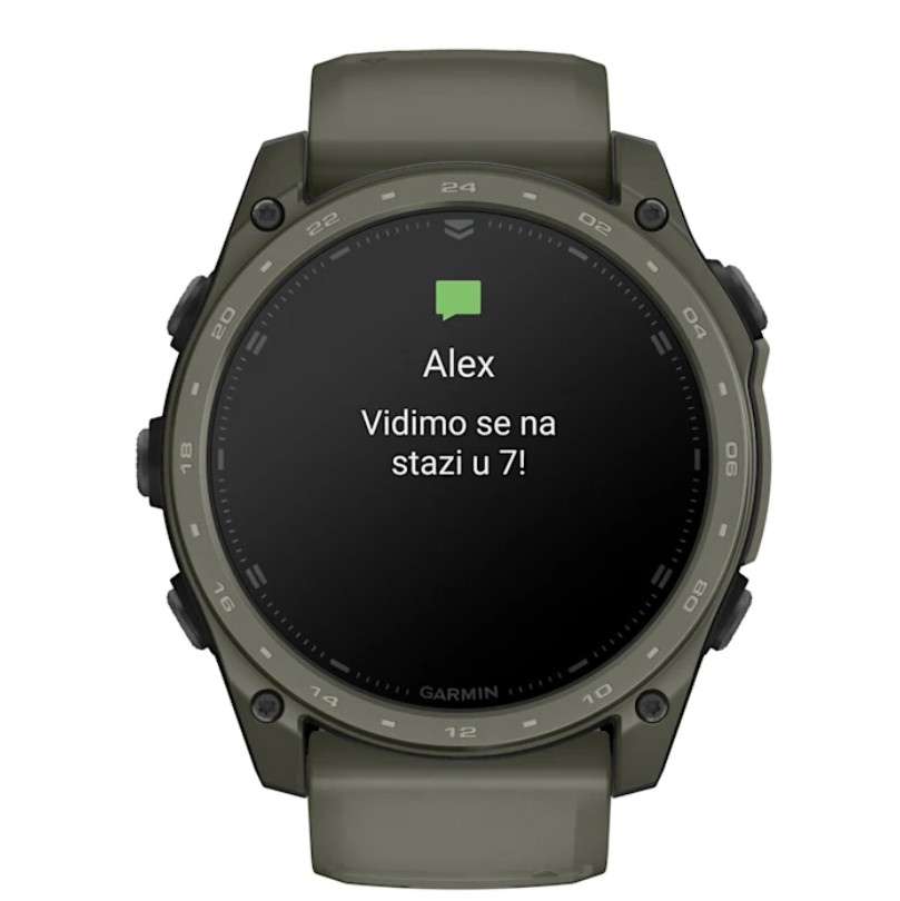 Pametni sat GARMIN Tactix 8 Cerakote AMOLED Sapphire Green (zelena), 010-04553-11-2