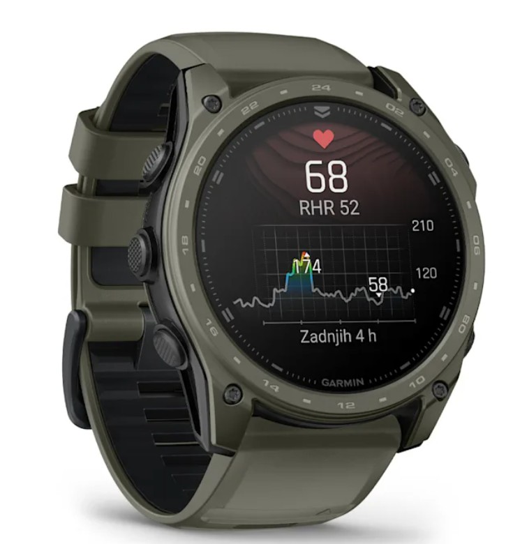 Pametni sat GARMIN Tactix 8 Cerakote AMOLED Sapphire Green (zelena), 010-04553-11-1