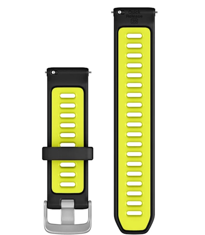 Zamjenski remen GARMIN Quick Release 20 mm, silikonski, crno-žuta boja, 010-11251-B6-1