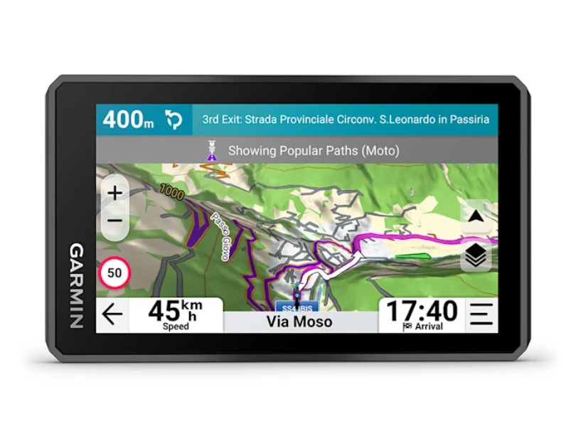 Navigacija za motocikle GARMIN zūmo XT3 MT-S Europe/ME 4.7", 010-03862-10-2