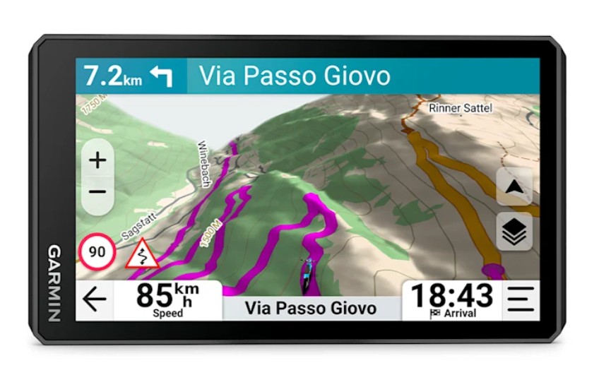 Navigacija za motocikle GARMIN zūmo XT3 MT-S Europe/ME 6", 010-03861-10