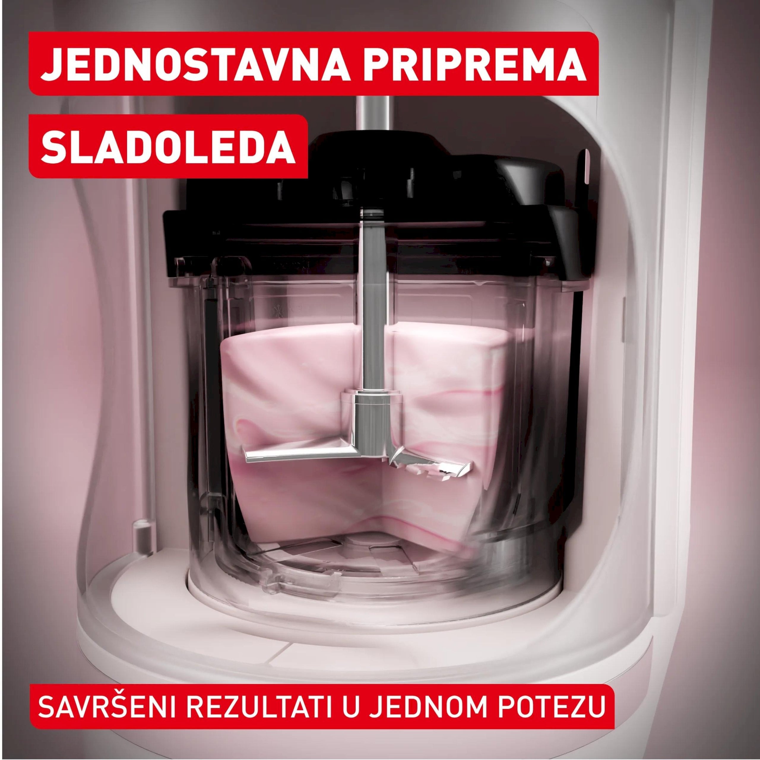 Aparat za sladoled TEFAL Dolci IG602AE0 (600 W, 1.5 l, 10 programa, bež boja)-8