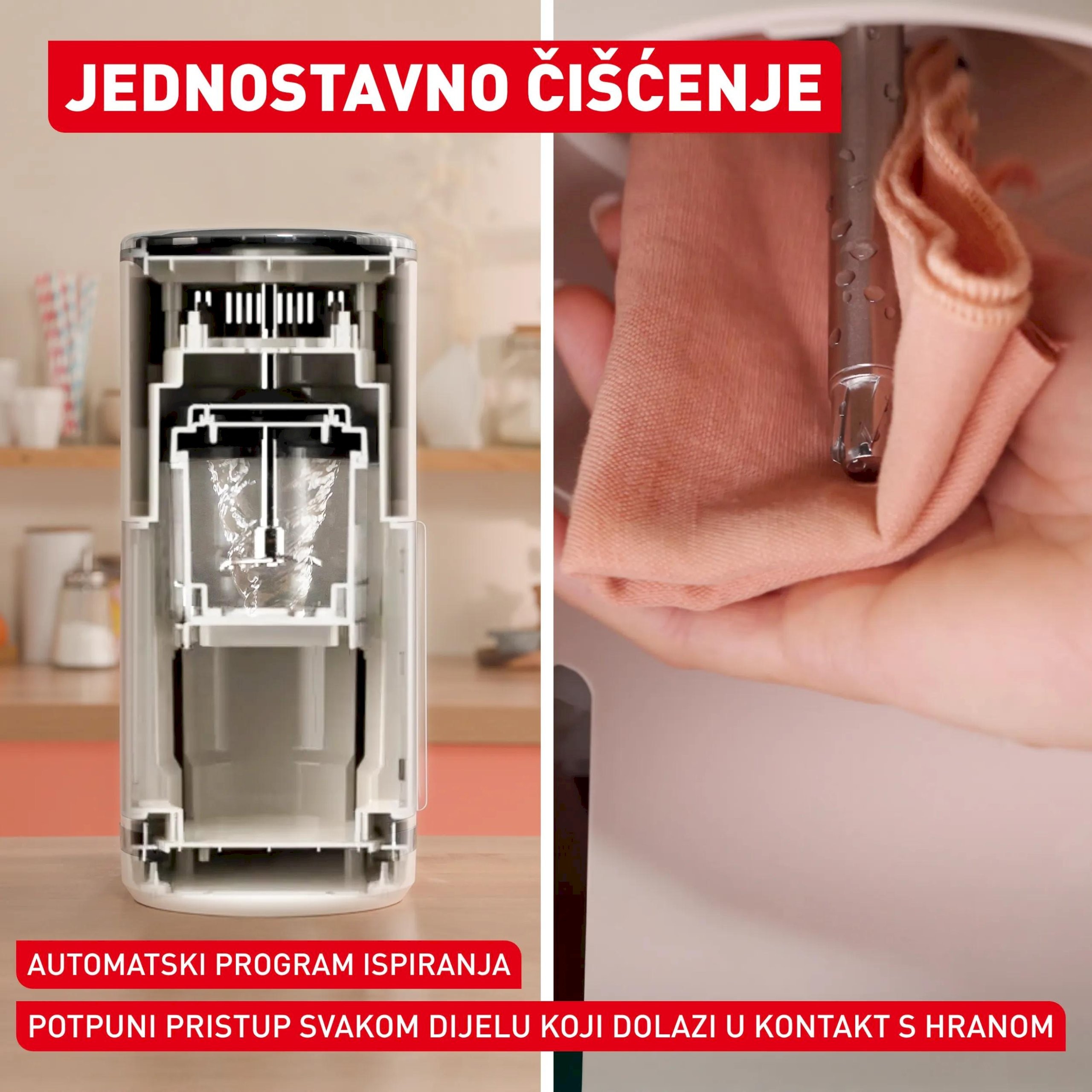 Aparat za sladoled TEFAL Dolci IG602AE0 (600 W, 1.5 l, 10 programa, bež boja)-7