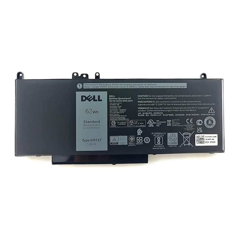 Dell Laptop Battery - 48Wh - Li-Pol - 7.4V 6460mAh Black-0