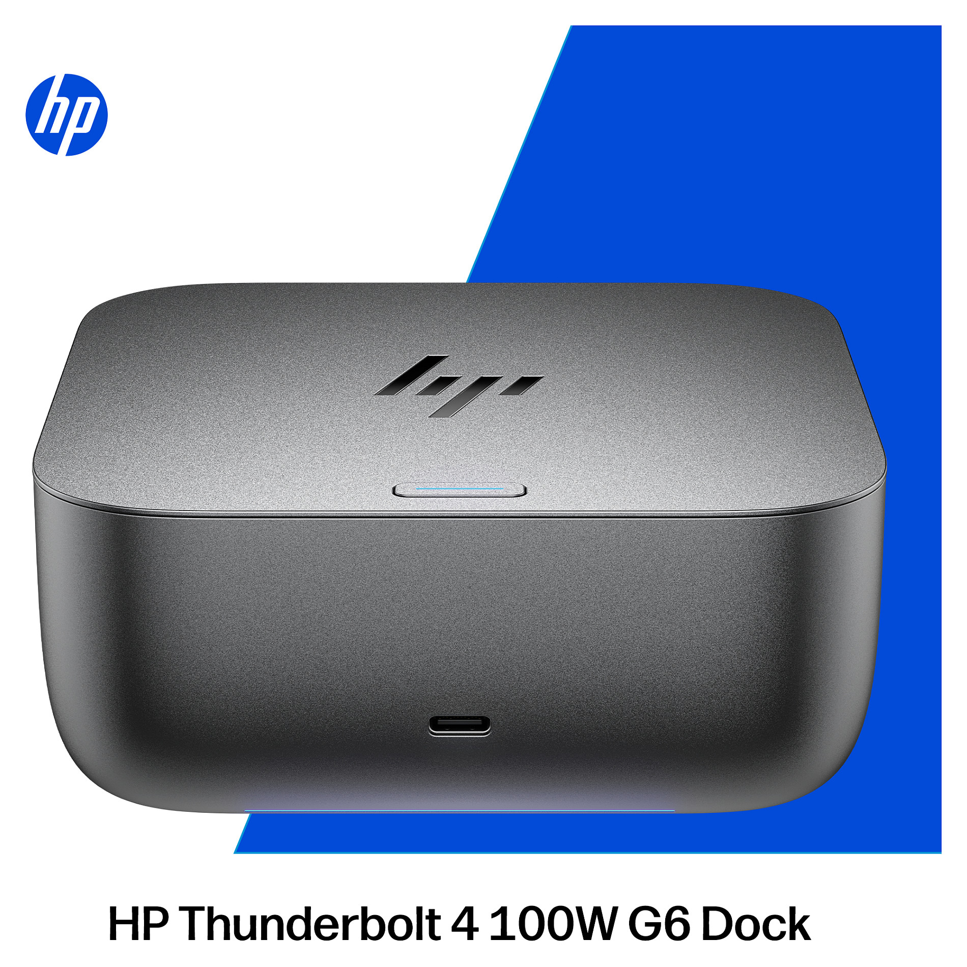 D HP Thunderbolt 4 100W G6 Dock TBT4 HDMI RJ-45 2xUSB-C 2xDP 3xUSB UK Plug-13