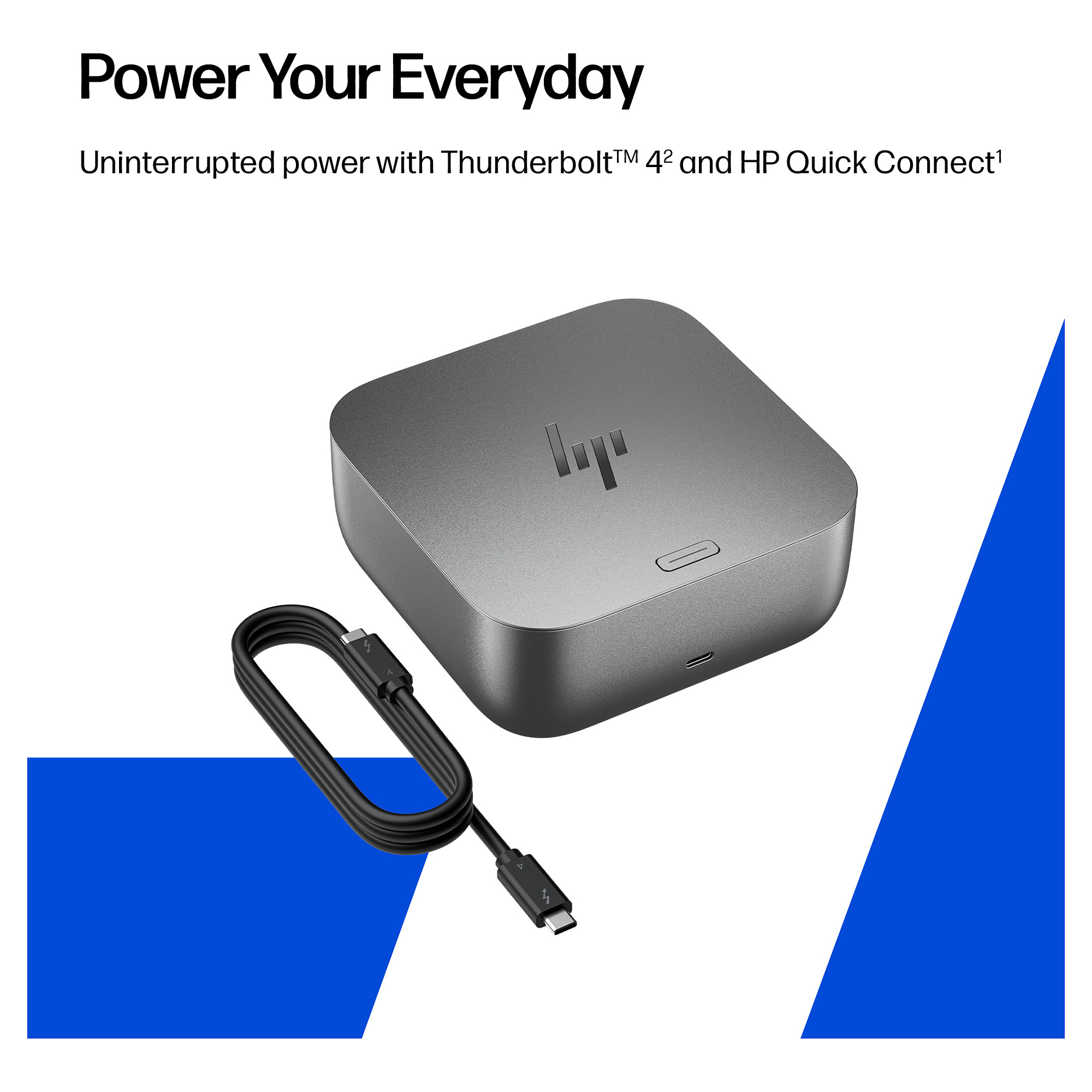 D HP Thunderbolt 4 100W G6 Dock TBT4 HDMI RJ-45 2xUSB-C 2xDP 3xUSB UK Plug-5