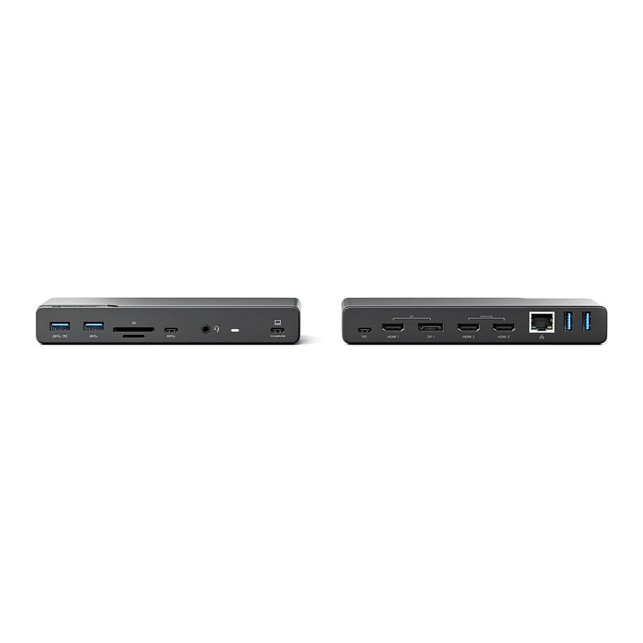 USB-C docking stanica ALOGIC DV4 4K Quad Display (14-u-1, 100W PD) svemirska siva boja-2