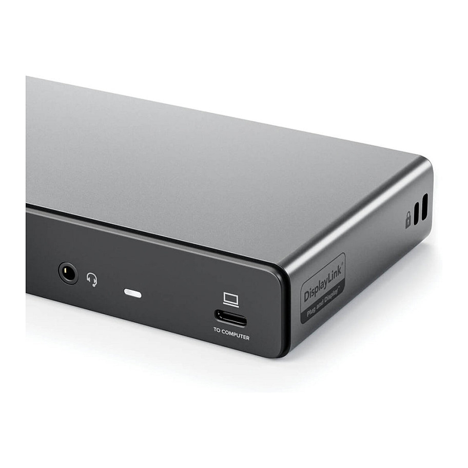 USB-C docking stanica ALOGIC DV4 4K Quad Display (14-u-1, 100W PD) svemirska siva boja-4
