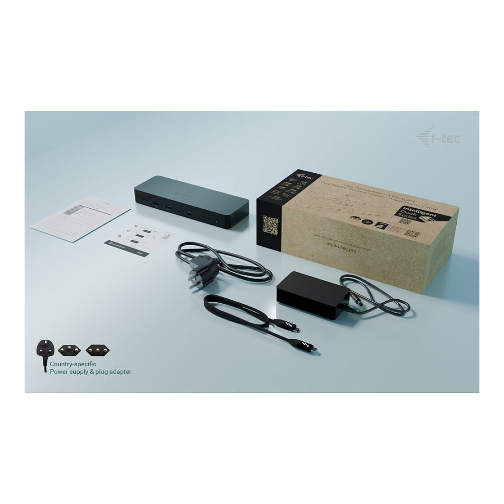 Docking stanica I-TEC Thunderbolt 4 Dual Display (2x DP, PD 90W)-3