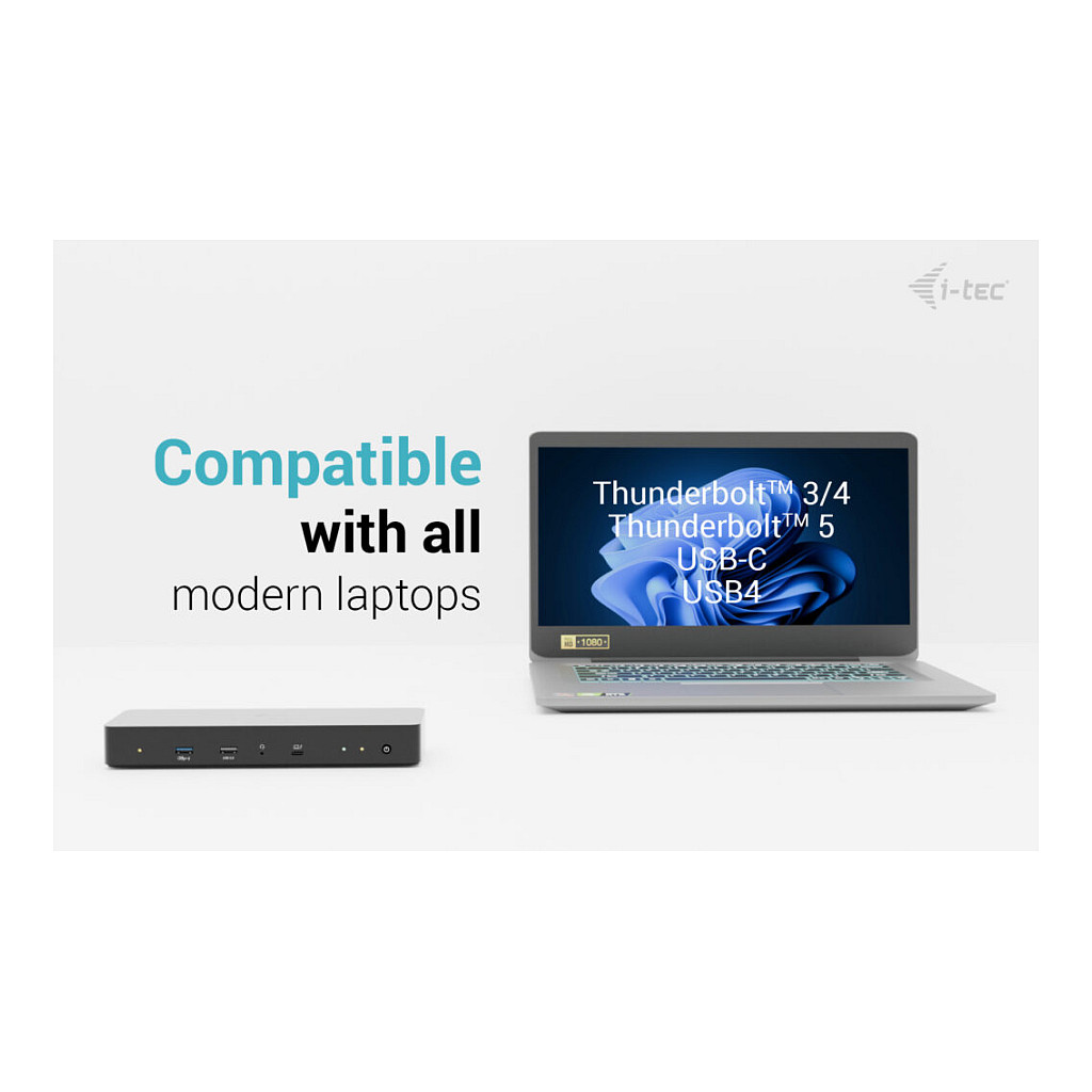 Docking stanica I-TEC Thunderbolt 4 Dual Display (2x DP, PD 90W)-5