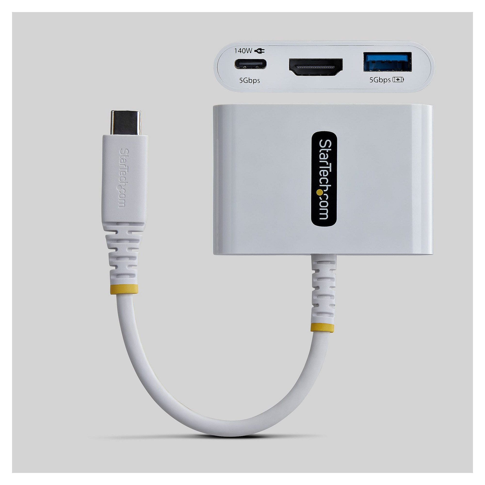 STARTECH USB-C multiport adapter 140C-USBC-DOCK (4K 60Hz HDMI, 140W PD, USB Hub)-1