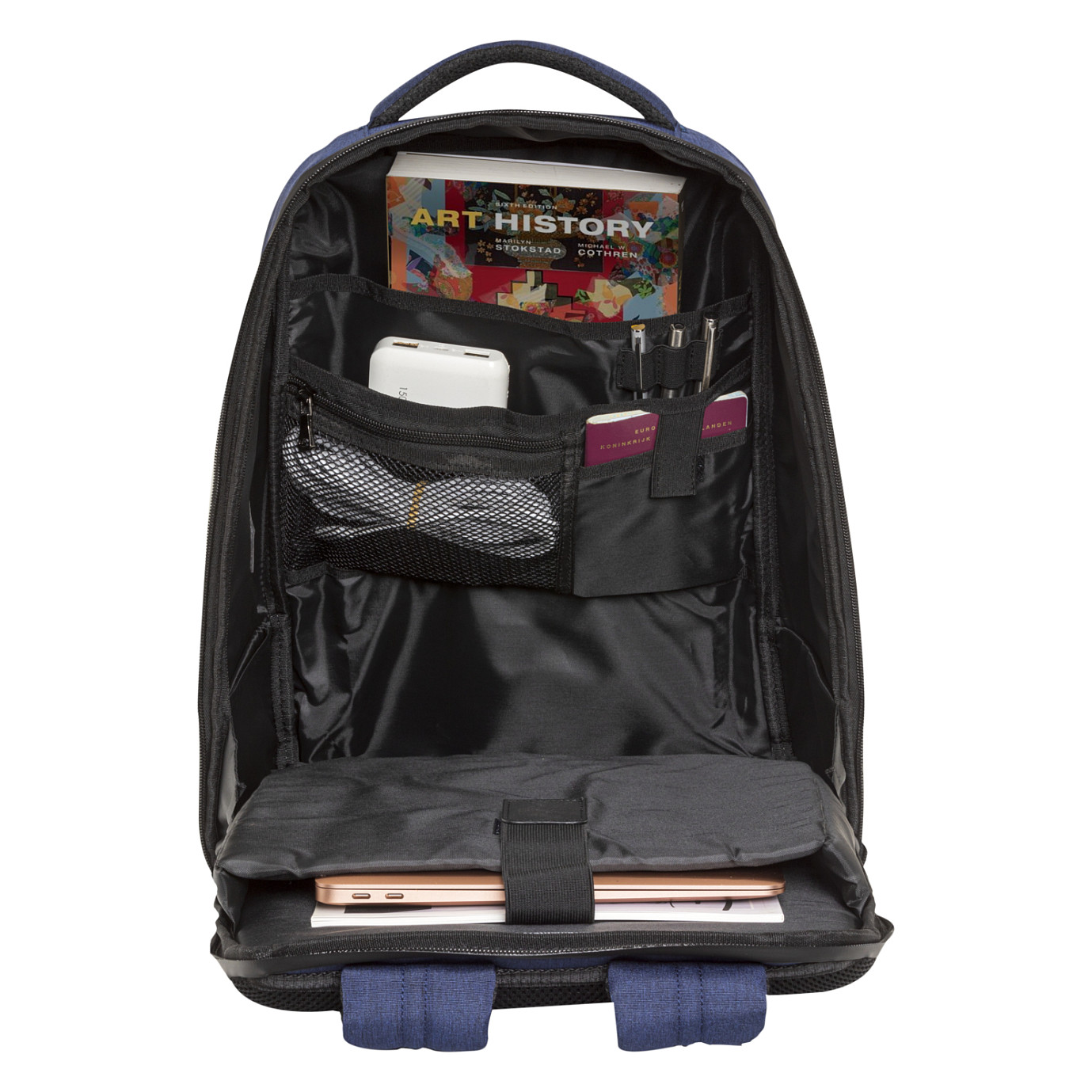 Torba za laptop DBRAMANTE1928 Charlottenborg Recycled (16"), crna boja-1