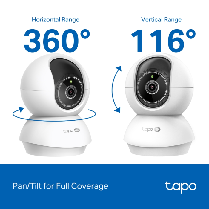 Nadzorna kamera TP-LINK Tapo C250 (4K, Pan/Tilt, AI)-5