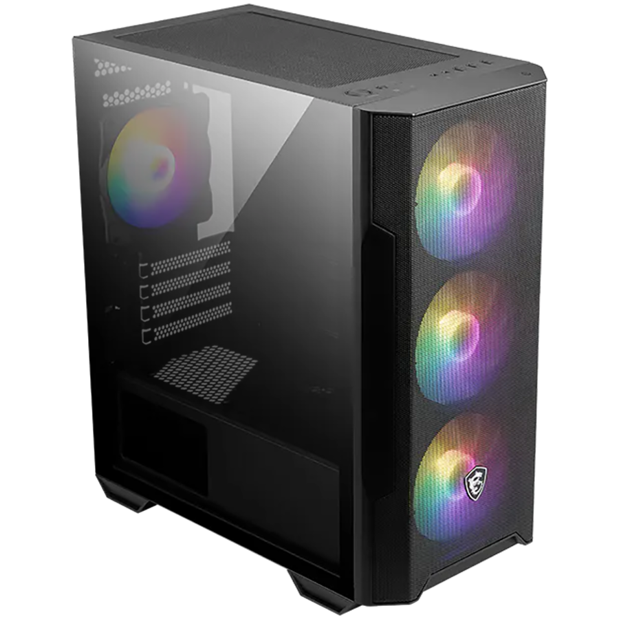 Kućište za računalo MSI MAG FORGE M100R (Micro ATX, 4x ARGB, kaljeno staklo)-0