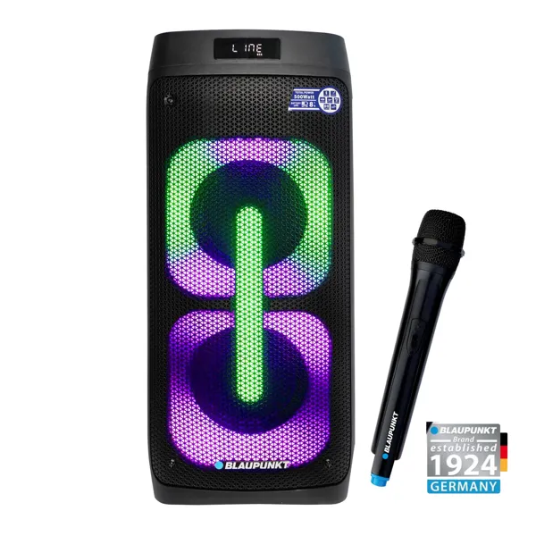 BLAUPUNKT FM PRIJENOSNI BT ZVUČNIK PB50LED PARTYBOX 500W-0