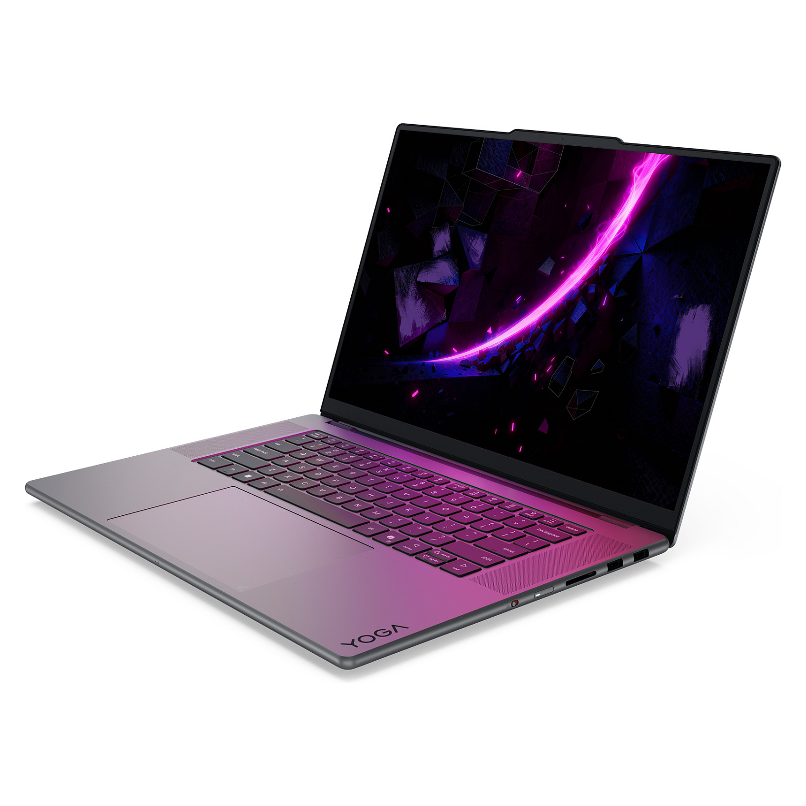 Laptop LENOVO Yoga Pro 9i (16", Tandem OLED, 3.2K, Intel Core Ultra 9 386H, 32GB, 1TB SSD, NVIDIA GeForce RTX 5060, Windows 11 Pro, Non-HR tipkovnica, Siva)-20