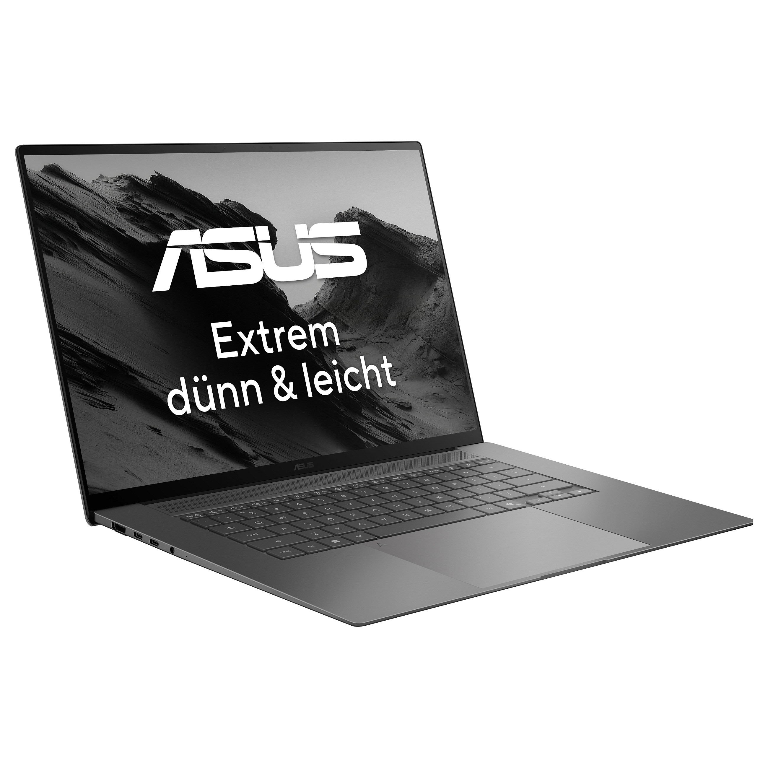 Laptop ASUS Zenbook S 16 (16", OLED, 3K, AMD Ryzen AI 9 465, 32GB, 1TB SSD, AMD Radeon 880M, Windows 11 Home, Non-HR tipkovnica, Siva)-4