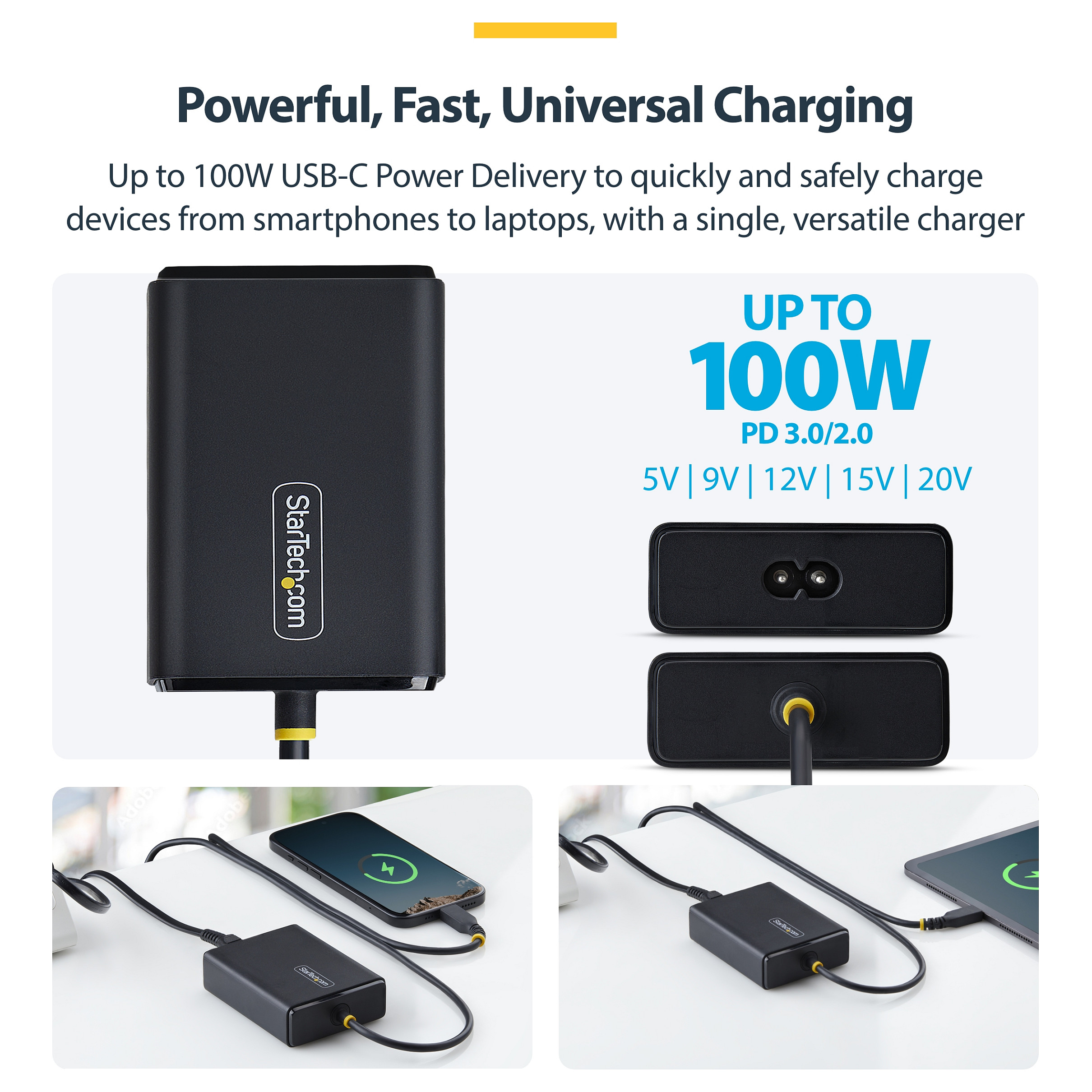 StarTech 100W USB-C LAPTOP CHARGER-10