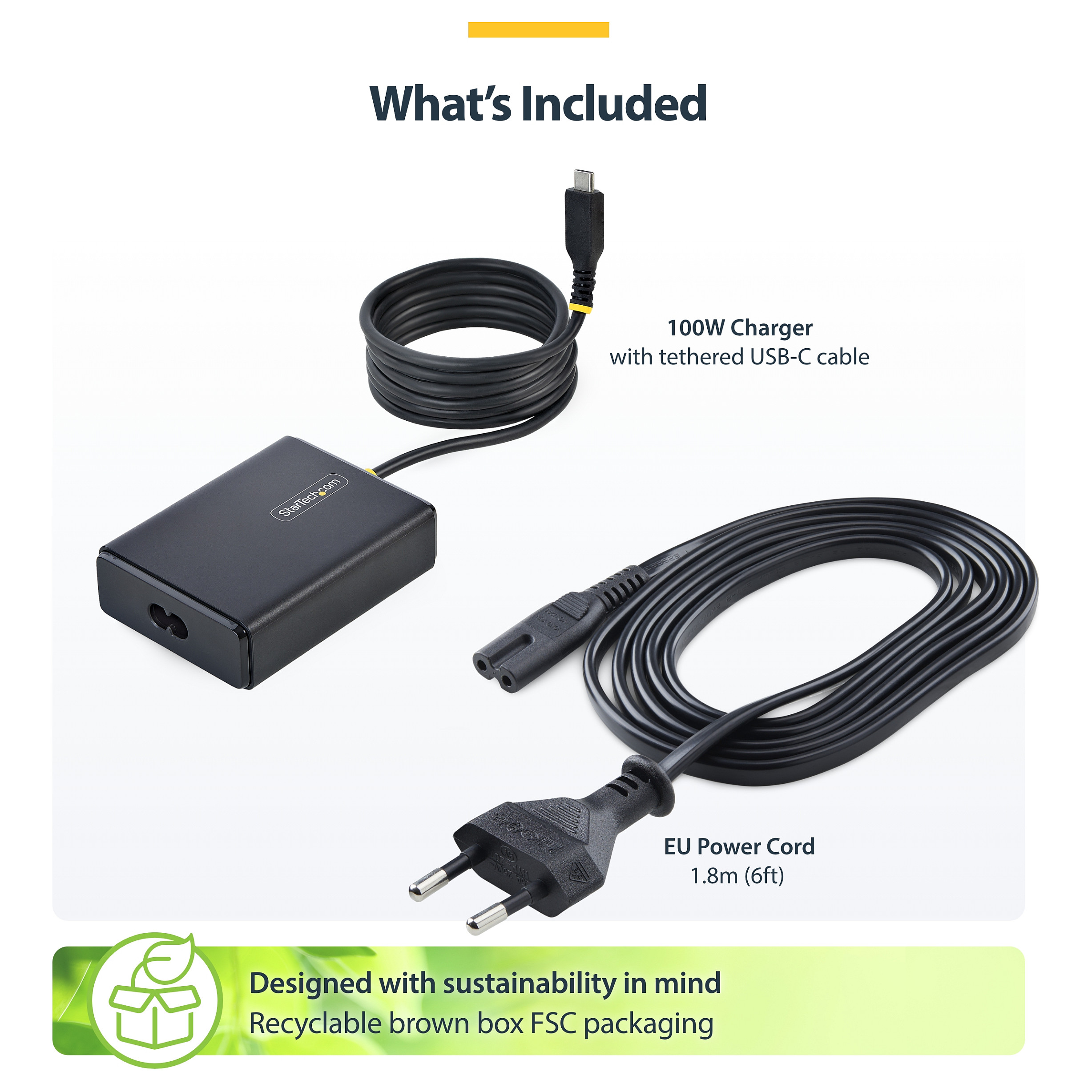 StarTech 100W USB-C LAPTOP CHARGER-7