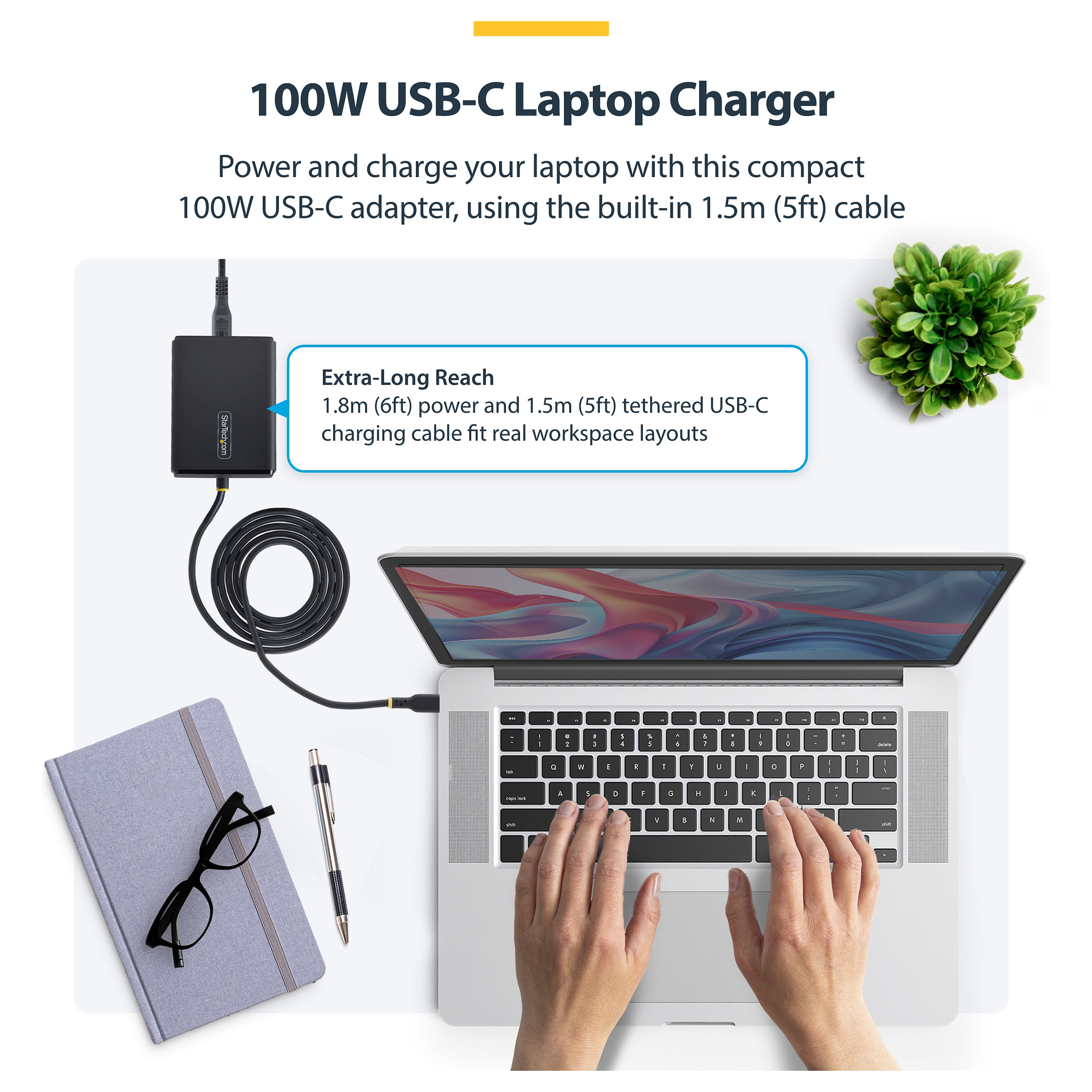 StarTech 100W USB-C LAPTOP CHARGER-9