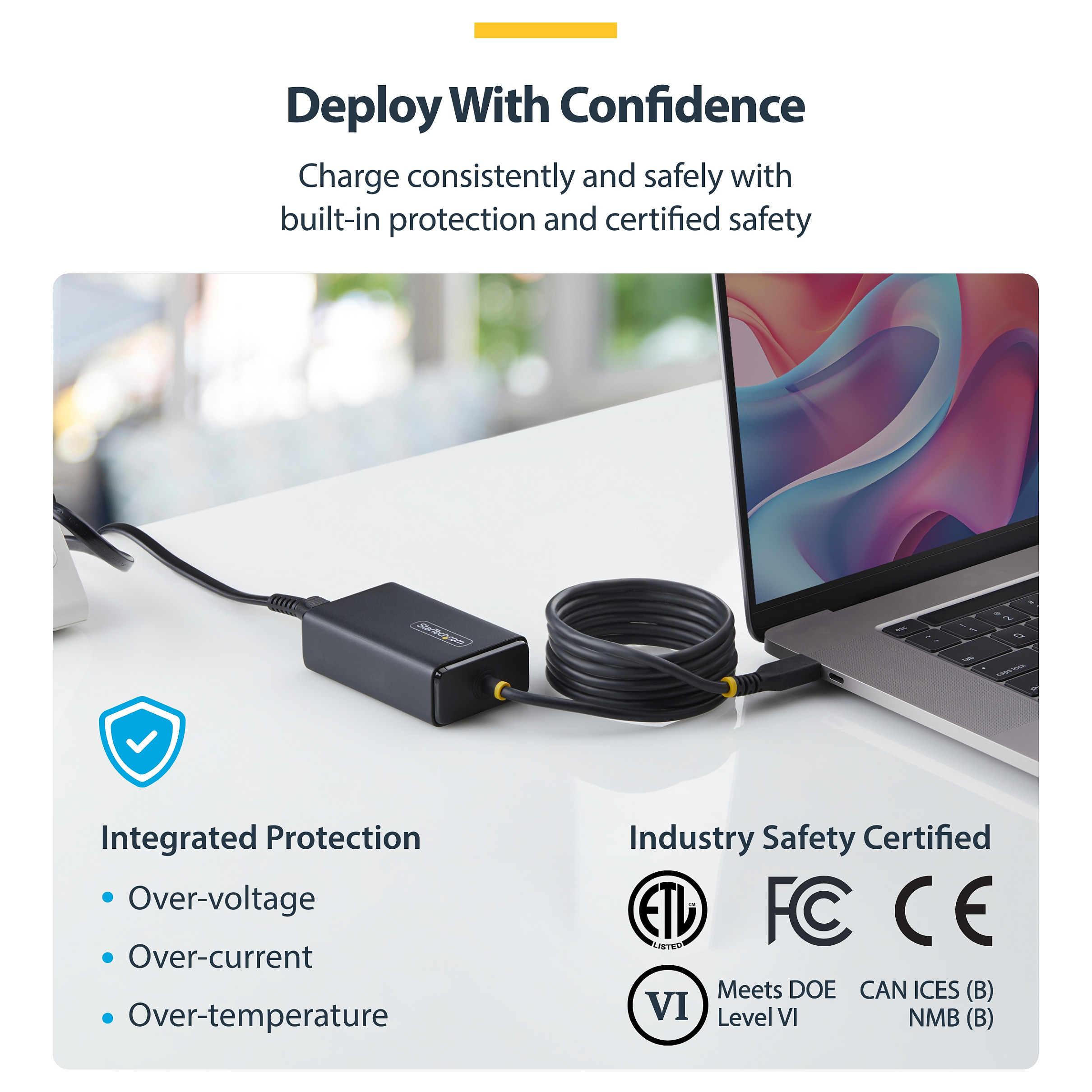 StarTech 65W USB-C LAPTOP CHARGER-10