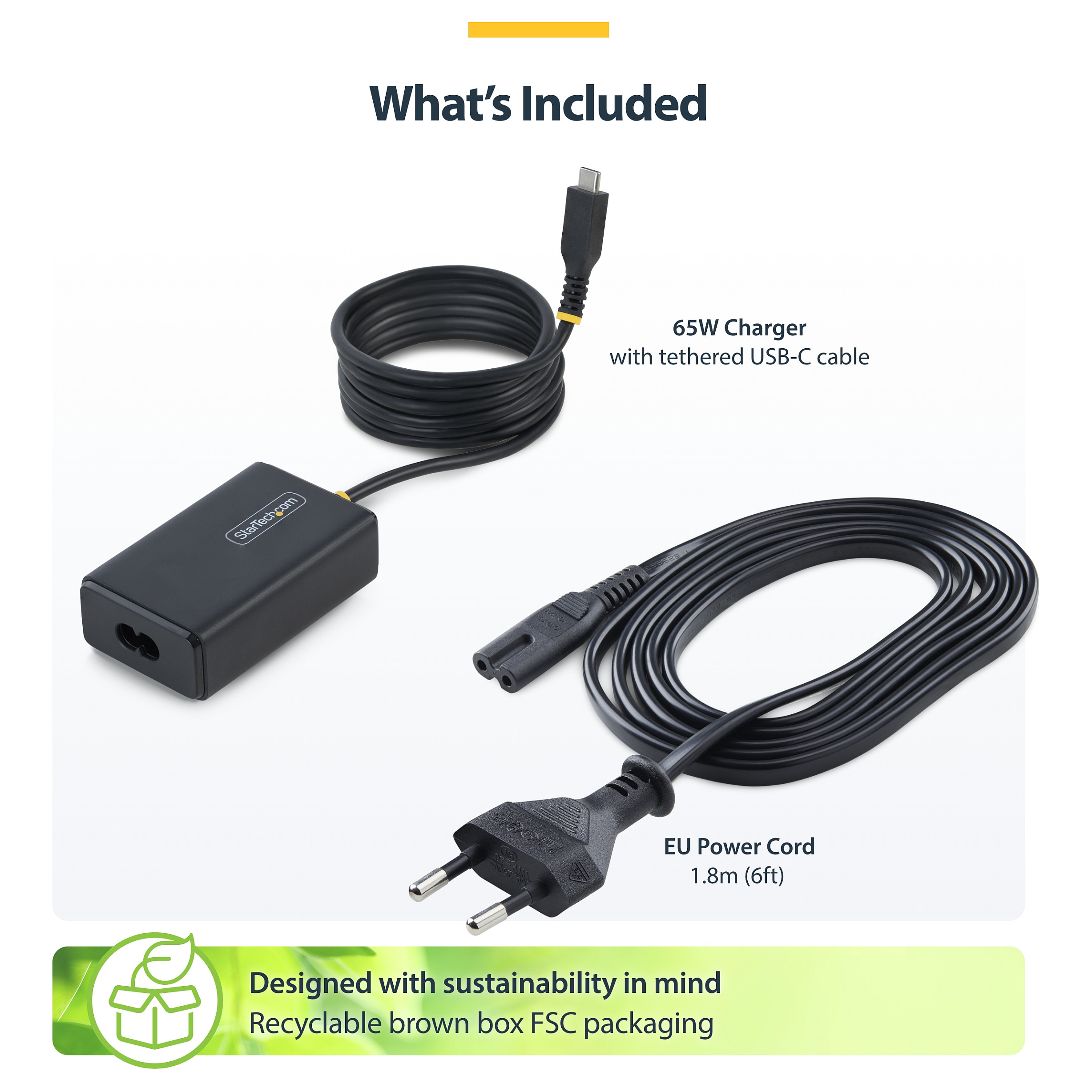 StarTech 65W USB-C LAPTOP CHARGER-7