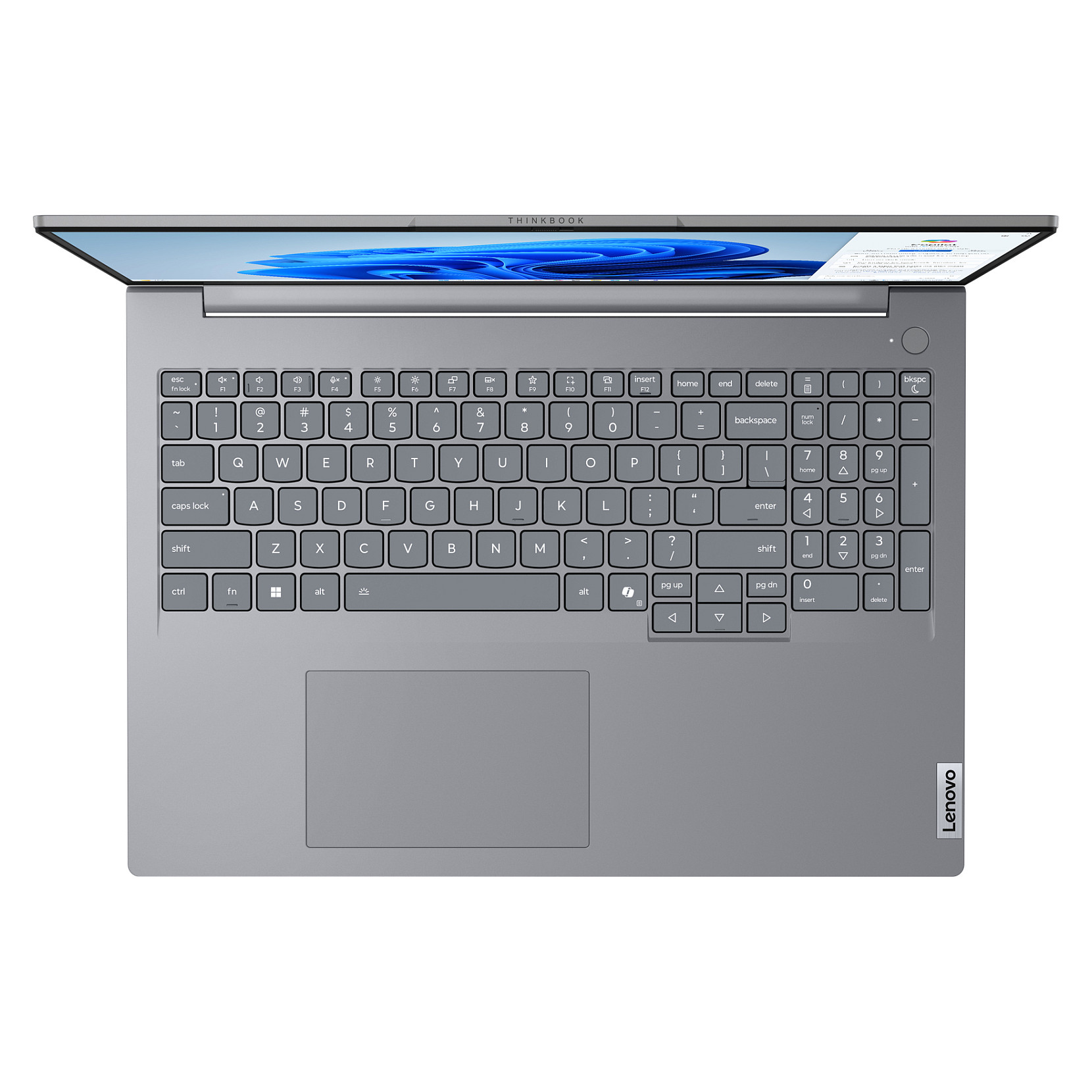 Laptop LENOVO ThinkBook 16 G8 (16", WUXGA, Intel Core Ultra 9 185H, 16GB, 512GB SSD, Intel Arc Graphics, Windows 11 Pro, Non-HR tipkovnica, Arctic Grey)-8