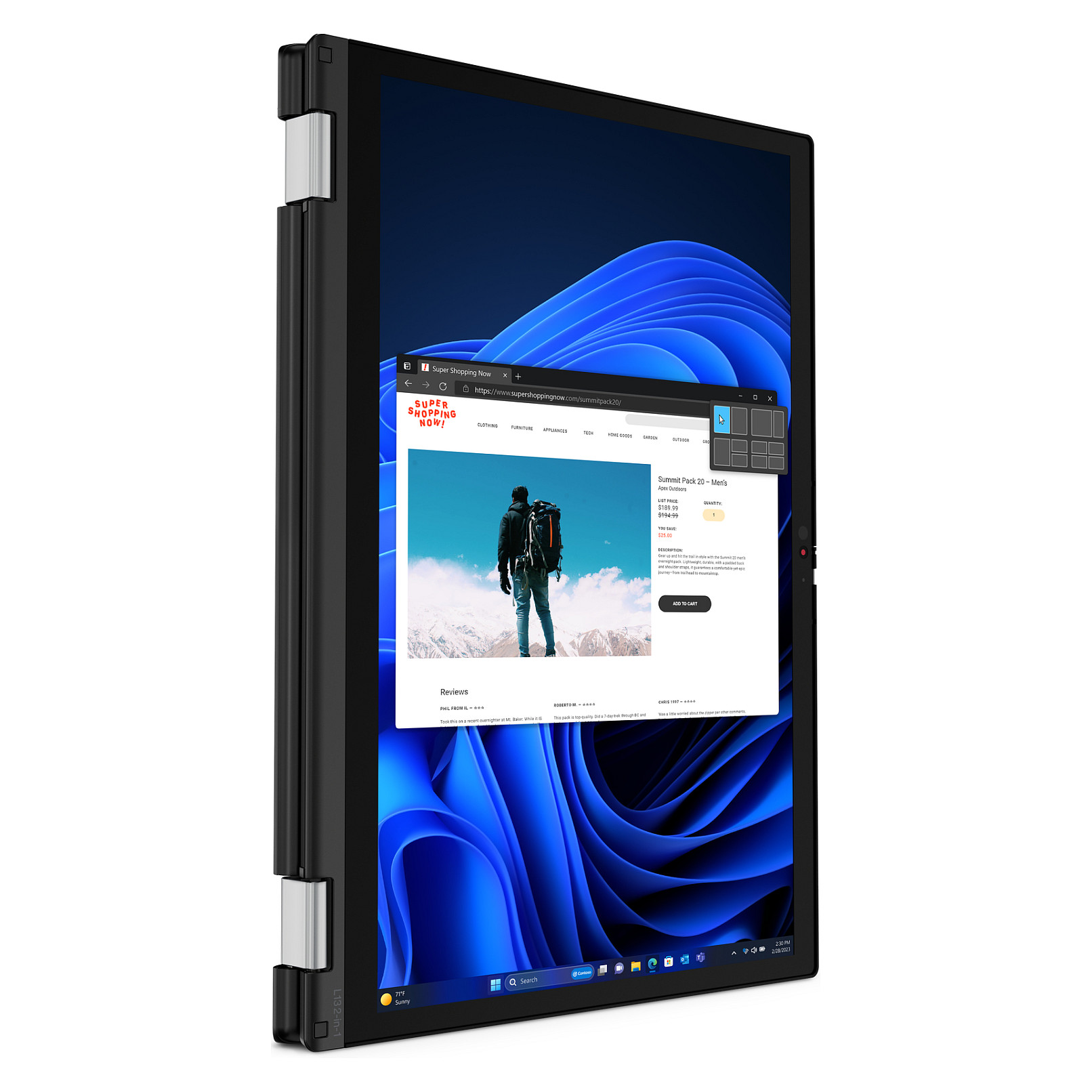 Lenovo ThinkPad L13 2-in-1 G5 CU5-135U/32GB/256SSD/W11 Pro-18