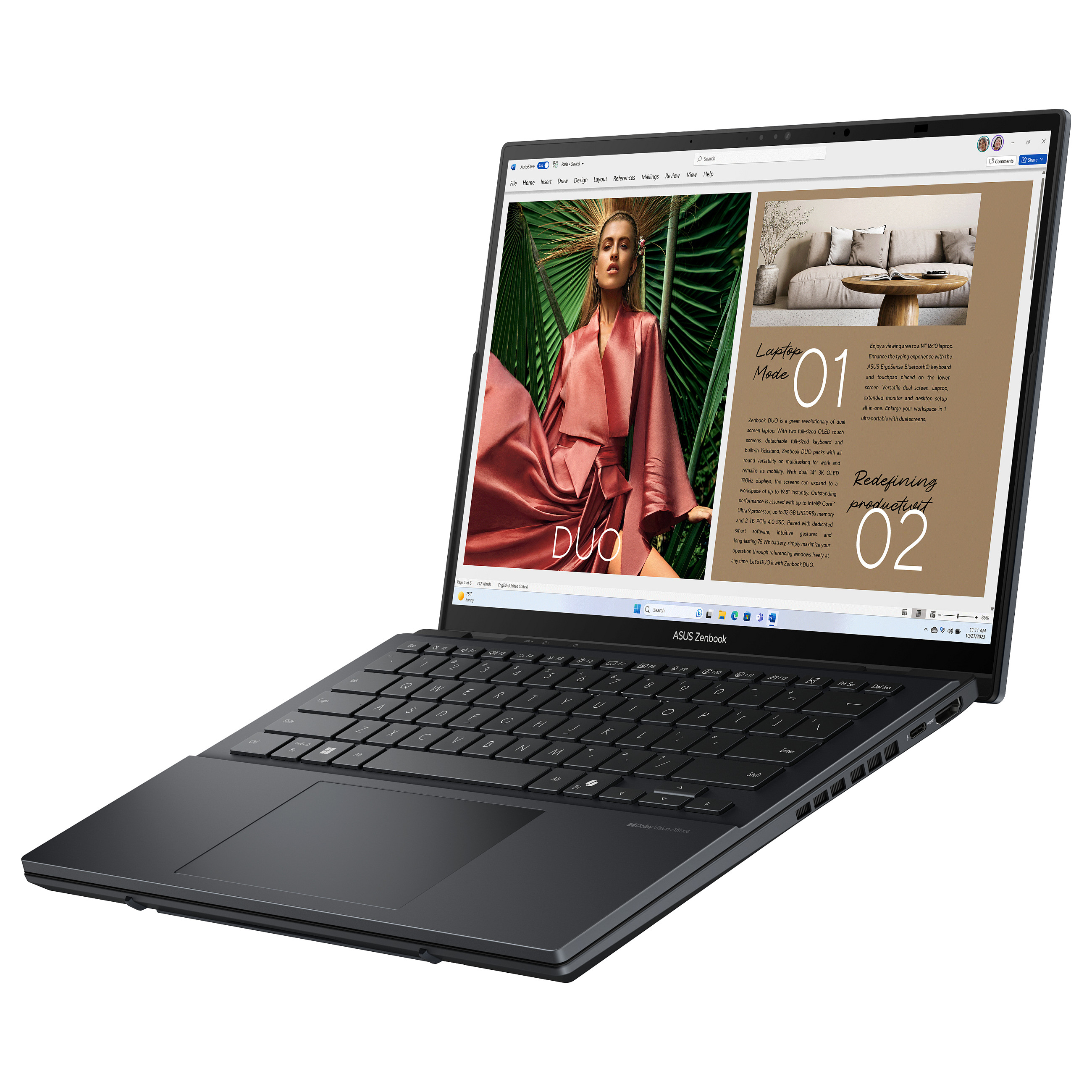 ASUS Zenbook Duo UX8406CA-QL194W CU9-285H/32GB/1TBSSD/W11 Home-10