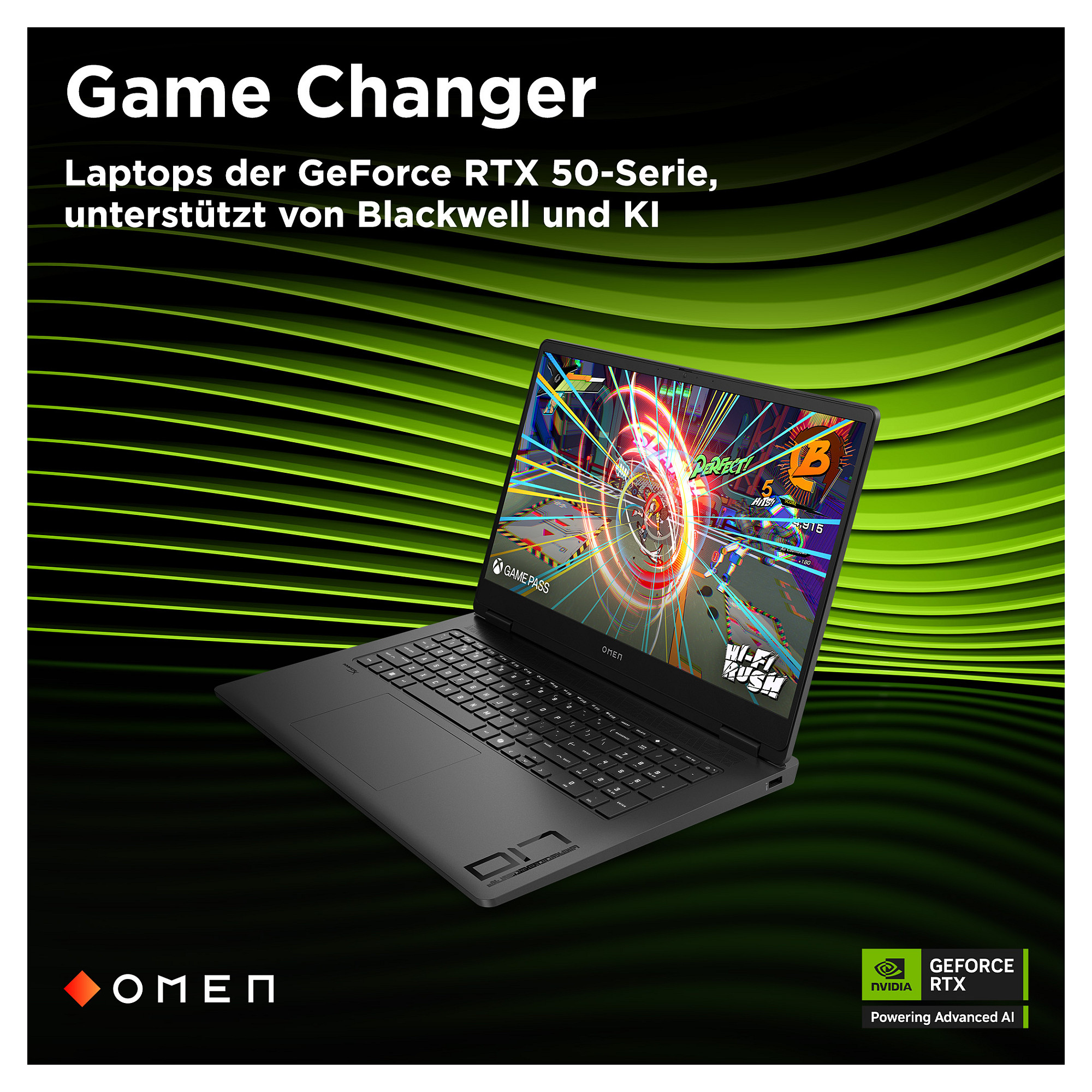 Laptop HP OMEN 17-db1173ng (17.3", QHD, AMD Ryzen AI 7 350, 32GB, 1TB SSD, NVIDIA GeForce RTX 5060, Windows 11 Home, DE tipkovnica, Crna)-7