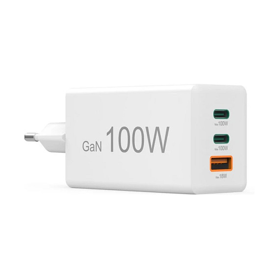 HAMA Schnellladegert GaN, 2x USB-C PD, 1x USB-A QC 65W Wei-15