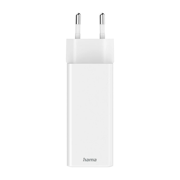 HAMA Schnellladegert GaN, 2x USB-C PD, 1x USB-A QC 65W Wei-3