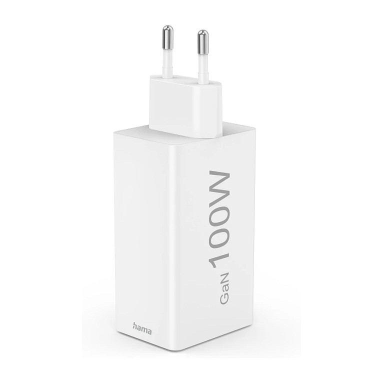 HAMA Schnellladegert GaN, 2x USB-C PD, 1x USB-A QC 65W Wei-4