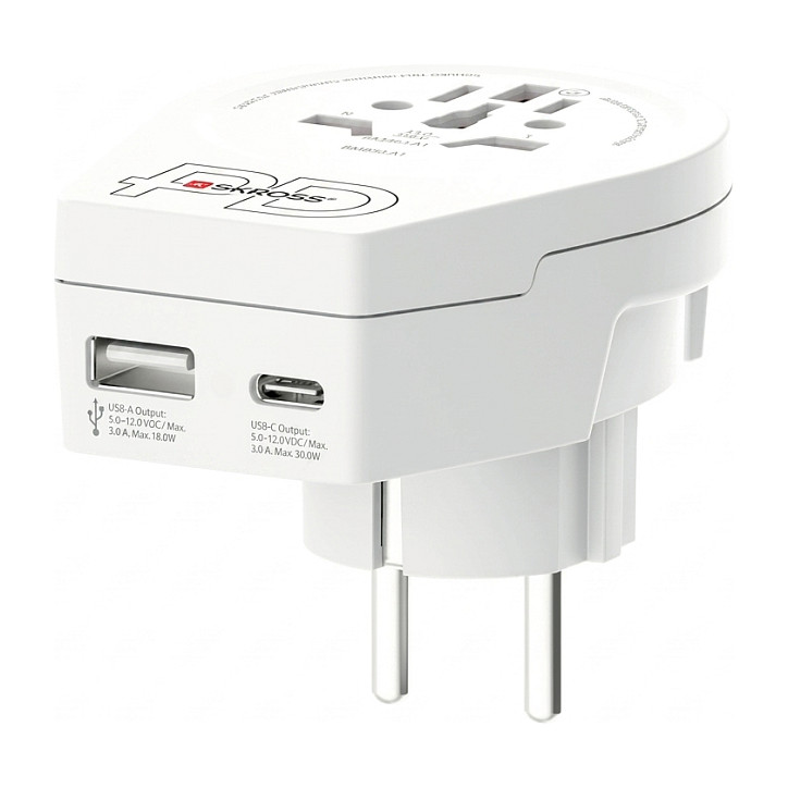 SKROSS World to EU USB AC20PD-0