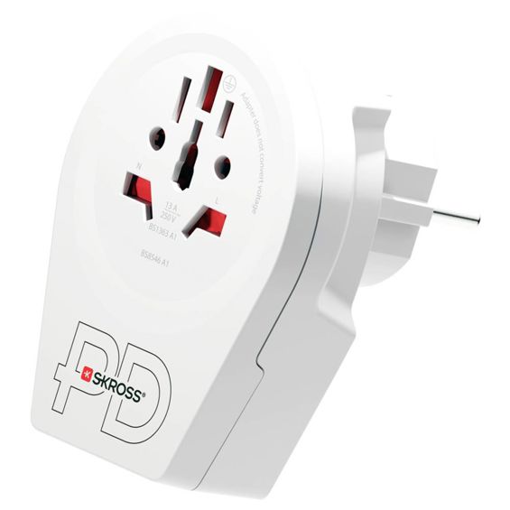 Putni adapter SKROSS World to EU USB (AC20PD), 20W-1