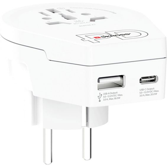 Putni adapter SKROSS World to EU USB (AC20PD), 20W-2