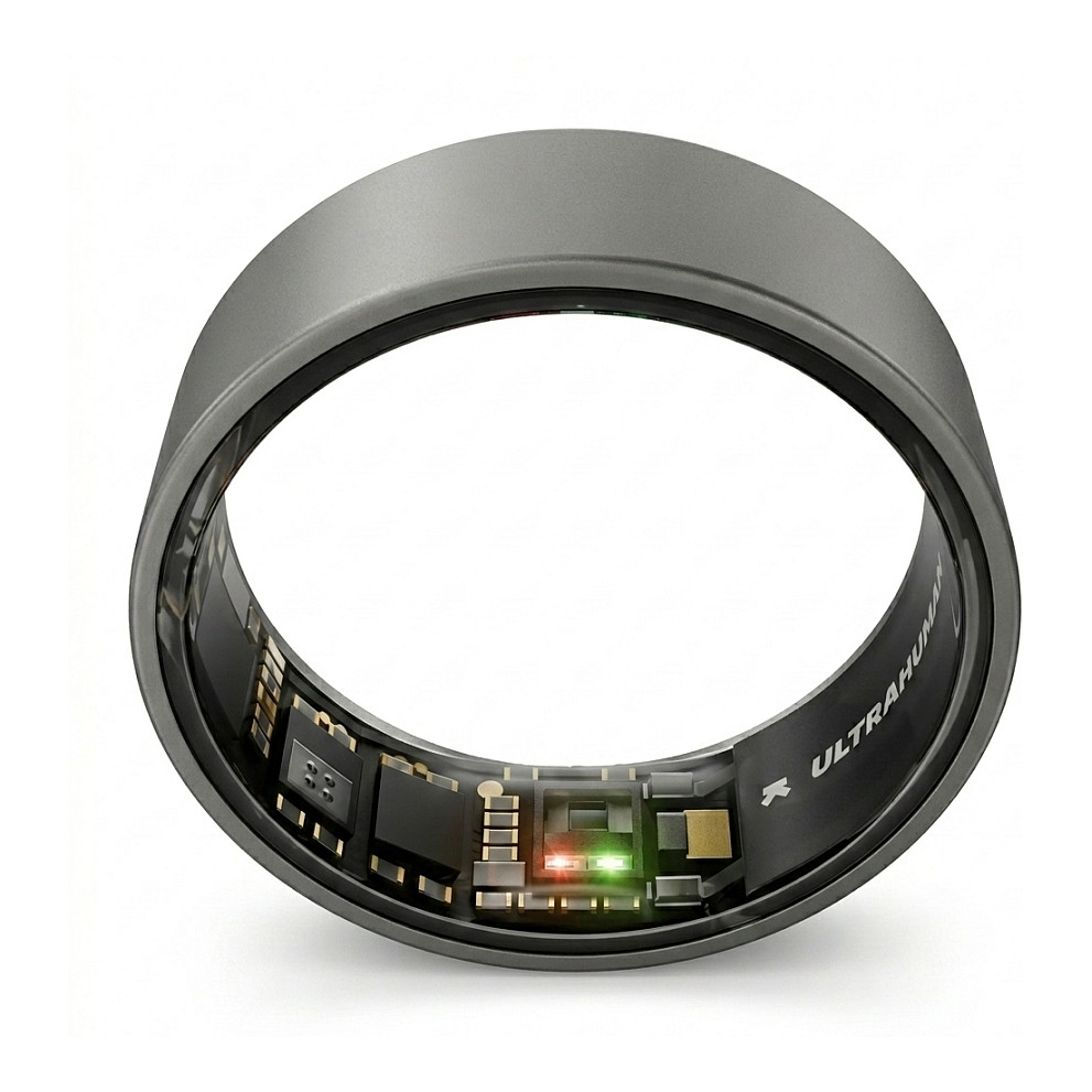 ULTRAHUMAN Ring Air - Smart Ring fÃ¼r Frauen und MÃ¤nner - Schlaf -und Fitness Tracking Wearable - Herzfrequenz - Smartring Matte Grey GrÃ¶ÃŸe 8