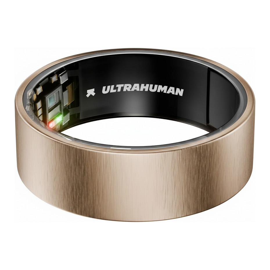 ULTRAHUMAN Ring Air - Smart Ring fÃ¼r Frauen und MÃ¤nner - Schlaf -und Fitness Tracking Wearable - Herzfrequenz - Smartring Rose Gold GrÃ¶ÃŸe 9-0