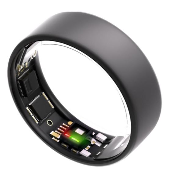 ULTRAHUMAN Ring Air - Smart Ring fÃ¼r Frauen und MÃ¤nner - Schlaf -und Fitness Tracking Wearable - Herzfrequenz - Smartring Matte Grey GrÃ¶ÃŸe 11-1