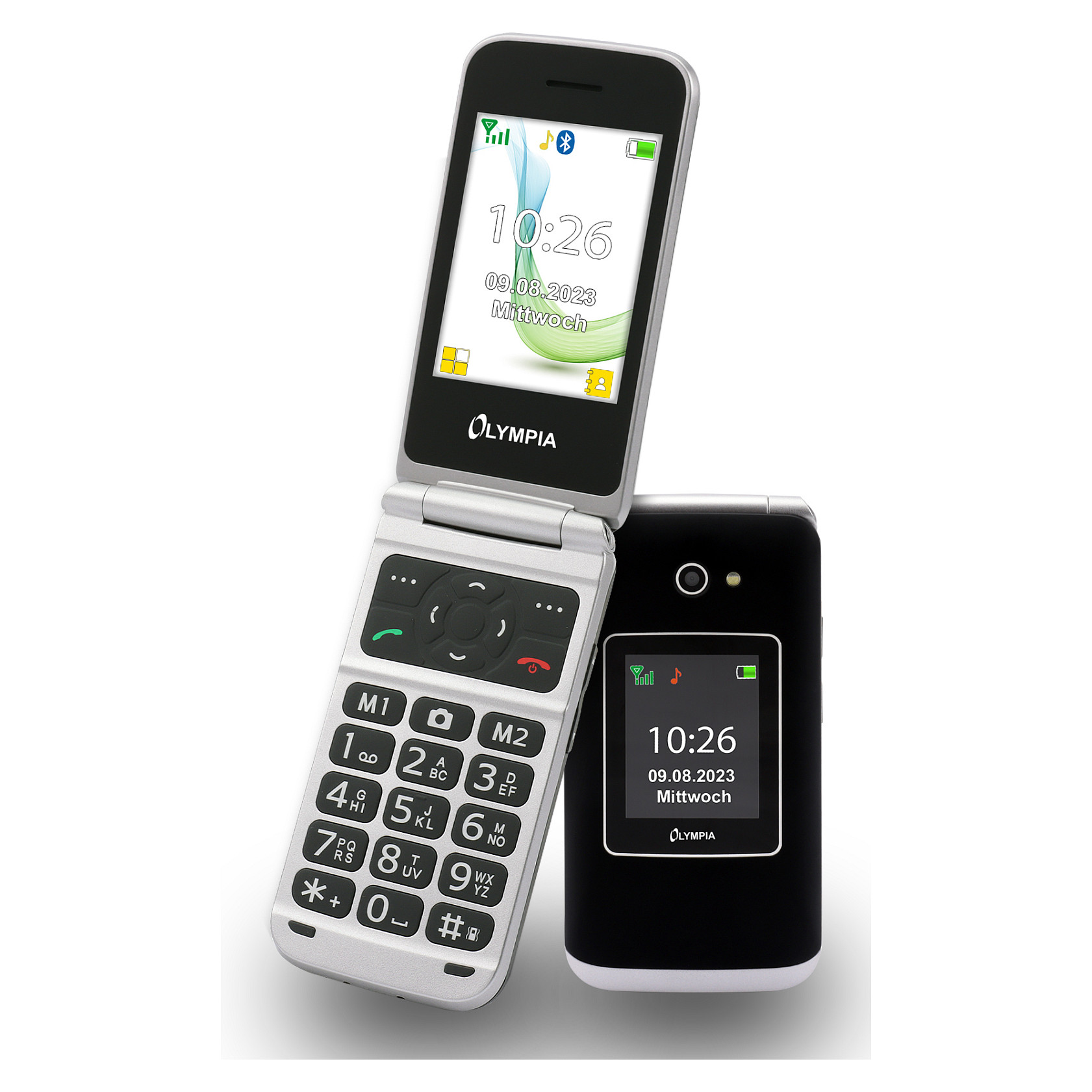 Mobitel OLYMPIA Vitus 4G (2.8", 4G, preklopni, SOS, 1600 mAh, crna boja)-0