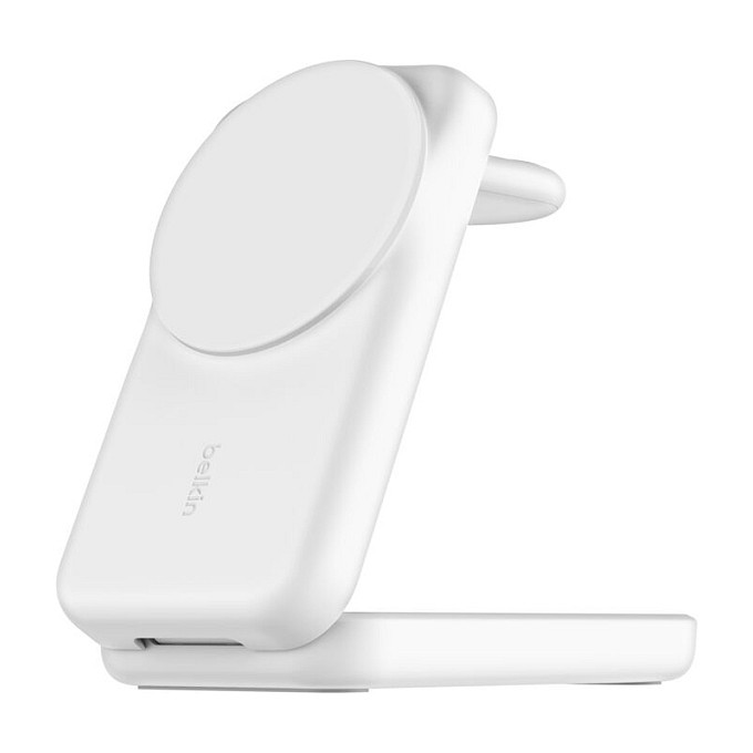 Bežični punjač BELKIN BoostCharge Pro 3-u-1 Qi2 sklopivi bijela boja (WIZ036kqWH)-5